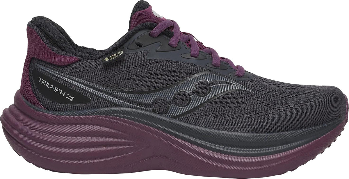 Saucony Triumph 24 GORE-TEX Women's Running Shoes - Black | Running & Training