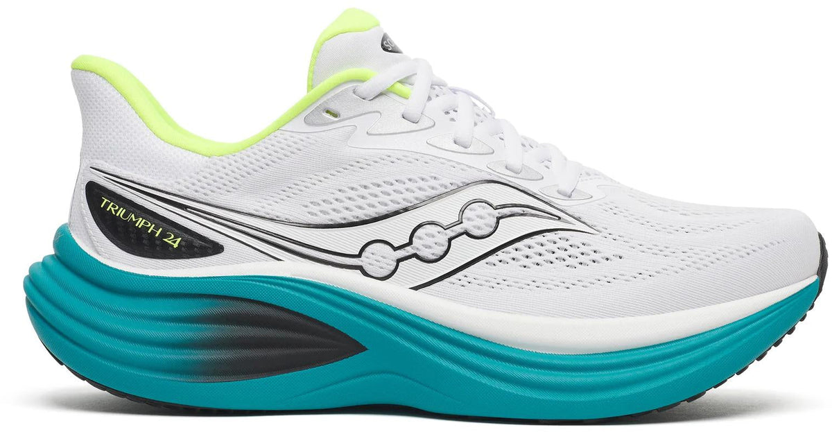 Saucony Triumph 24 Men's Running Shoes - White | Running & Training