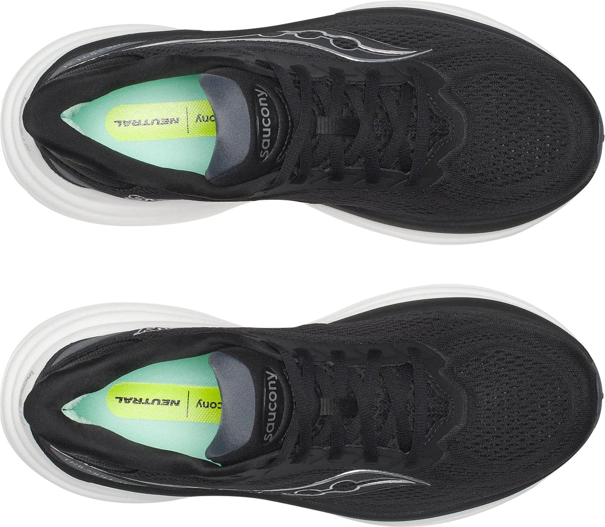 Saucony Triumph 24 WIDE FIT Men's Running Shoes - Black | Running & Training