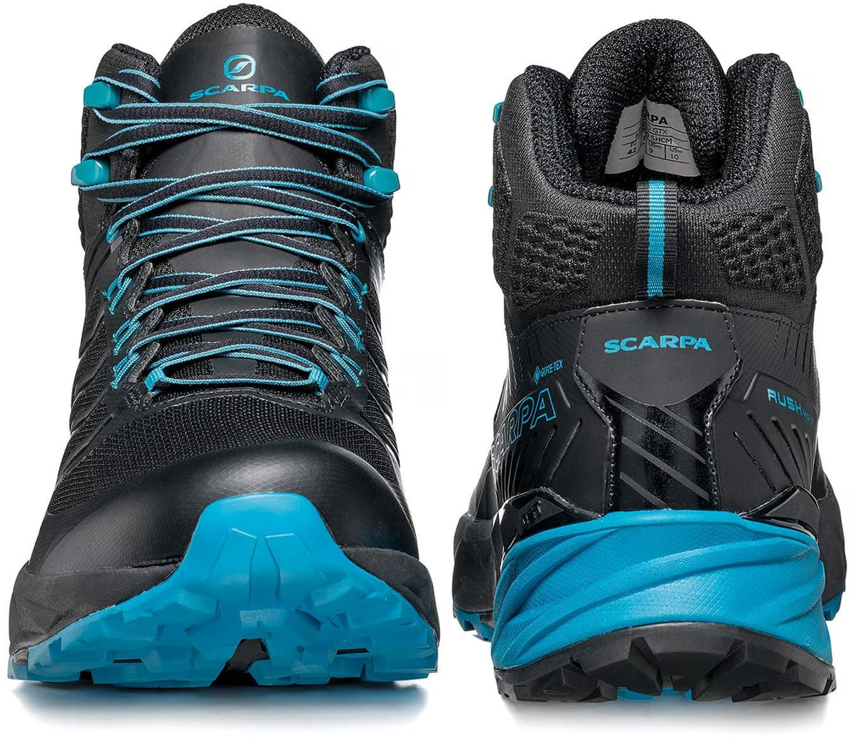 Scarpa Rush Mid GORE-TEX Walking Boots - Black | Outdoor Performance