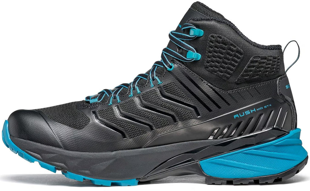 Scarpa Rush Mid GORE-TEX Walking Boots - Black | Outdoor Performance