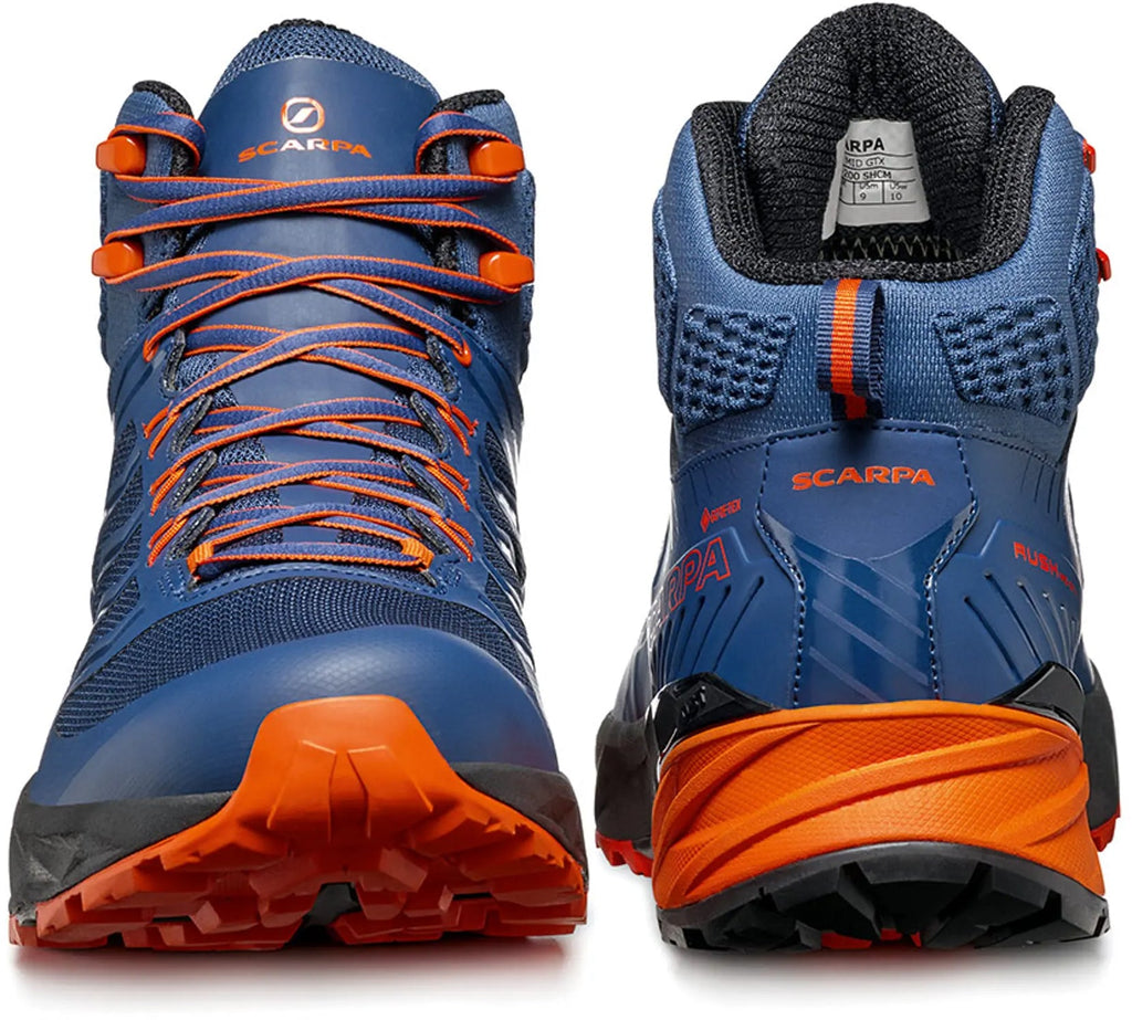 Scarpa Rush Mid GORE-TEX Walking Boots - Blue | Outdoor Performance