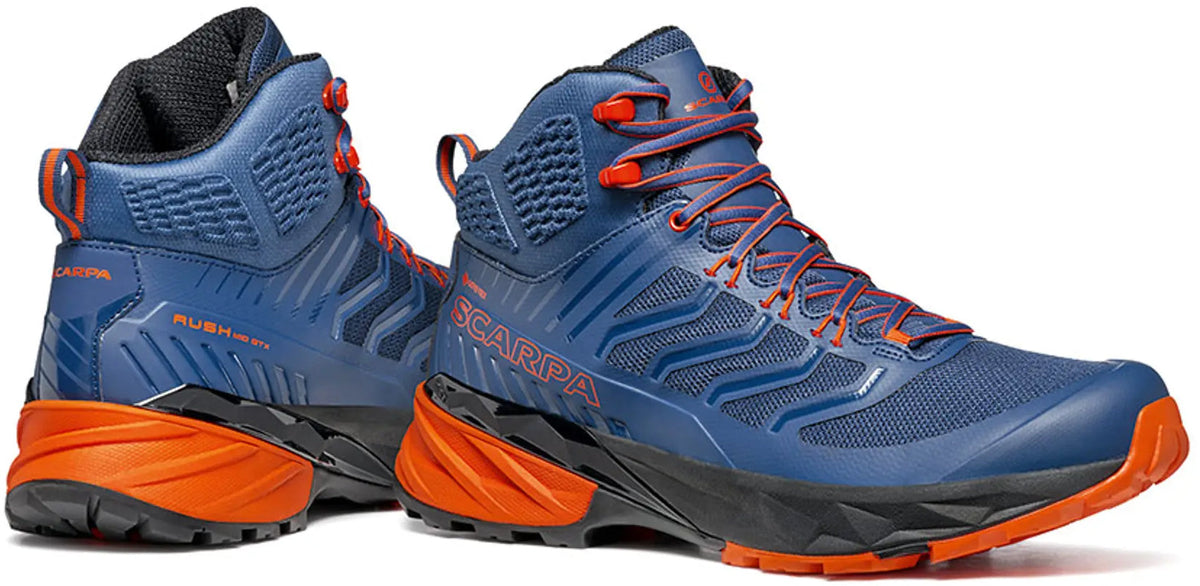 Scarpa Rush Mid GORE-TEX Walking Boots - Blue | Outdoor Performance