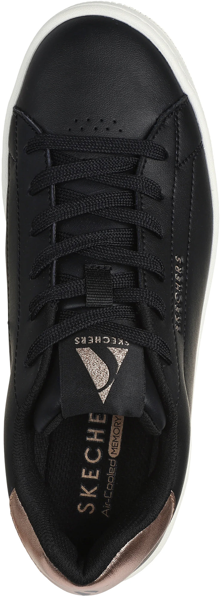 Skechers UNO Court Courted Air Women's Shoes - Black | Training & Fitness