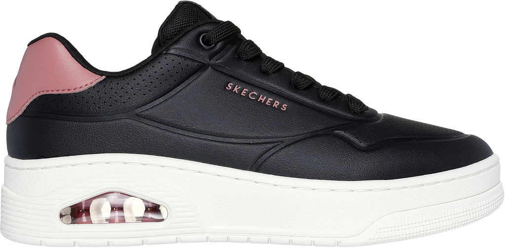 Skechers UNO Court Courted Air Women's Shoes - Black | Training & Fitness
