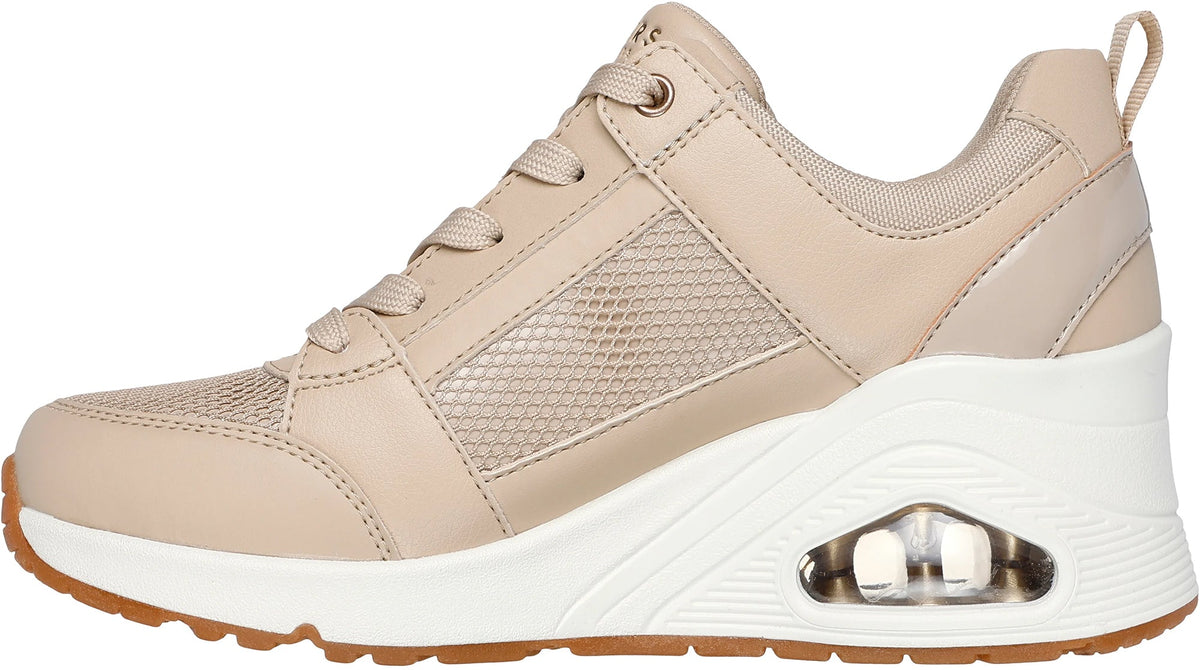 Skechers UNO Wedge Everything Nice Women's Shoes - Beige | Training & Fitness
