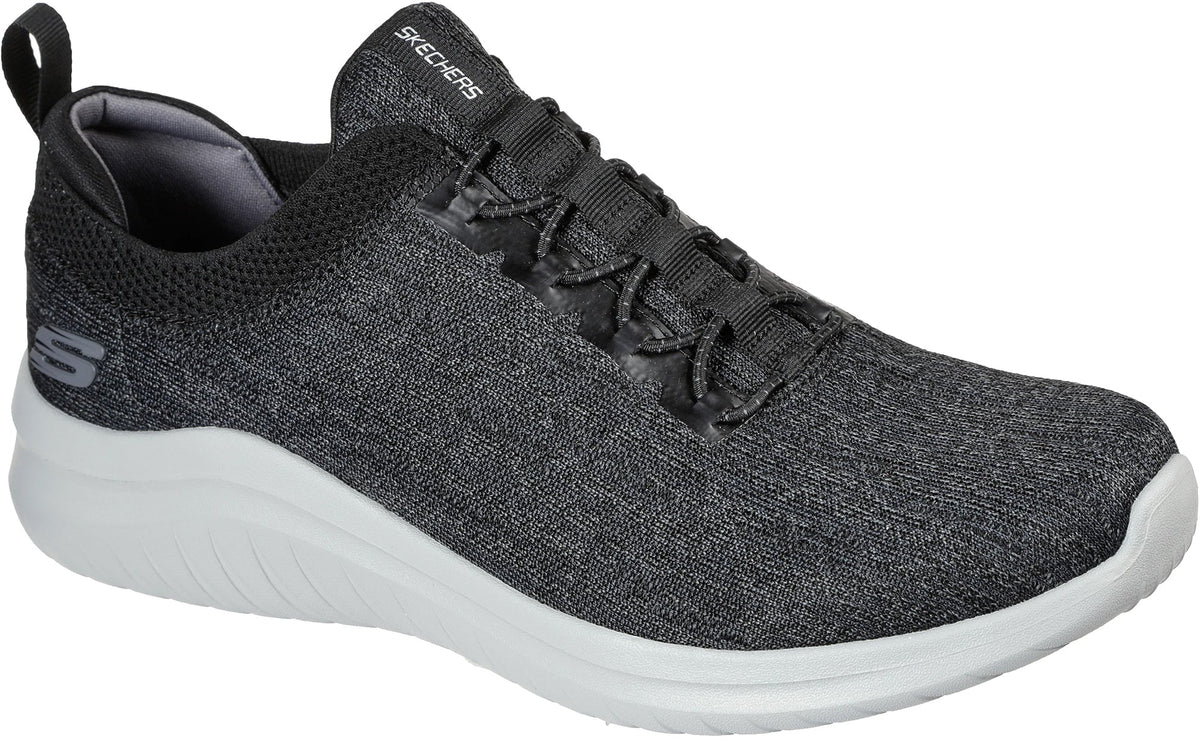 Skechers Ultra Flex 2.0 Cryptic WIDE FIT Men's Shoes - Black | Training & Fitness