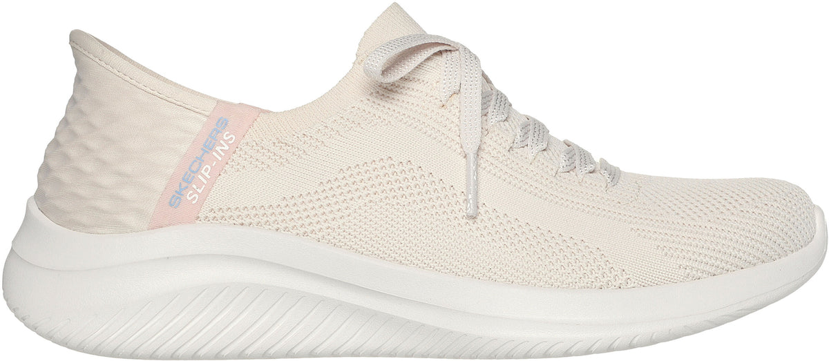 Skechers Ultra Flex 3.0 Brilliant Path Women's Training Shoes - Natural | Training & Fitness