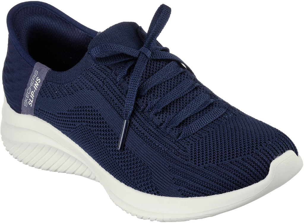 Skechers Ultra Flex 3.0 Brilliant Path WIDE FIT Women's Training Shoes - Blue | Training & Fitness