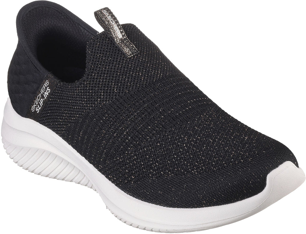 Skechers Ultra Flex 3.0 Glitter Me Women's Shoes - Black | Training & Fitness