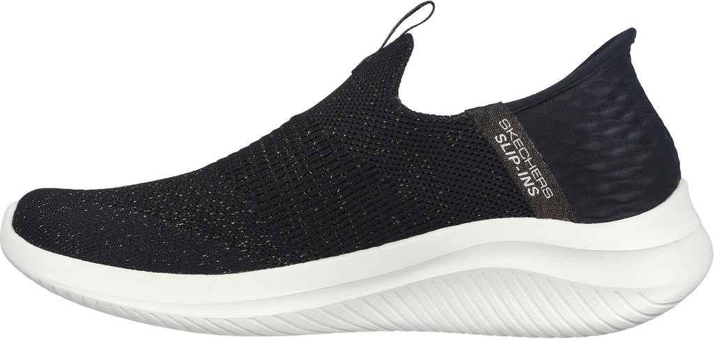 Skechers Ultra Flex 3.0 Glitter Me Women's Shoes - Black | Training & Fitness