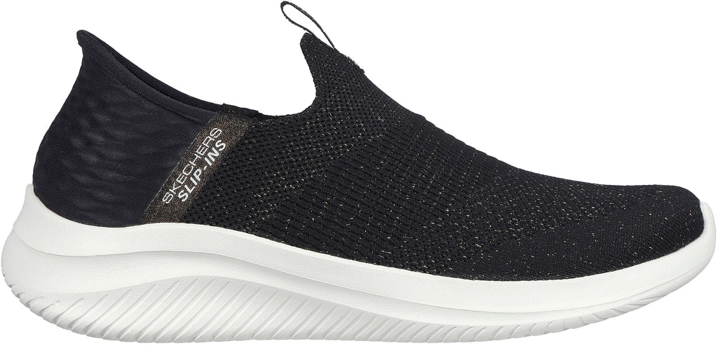 Skechers Ultra Flex 3.0 Glitter Me Women's Shoes - Black | Training & Fitness