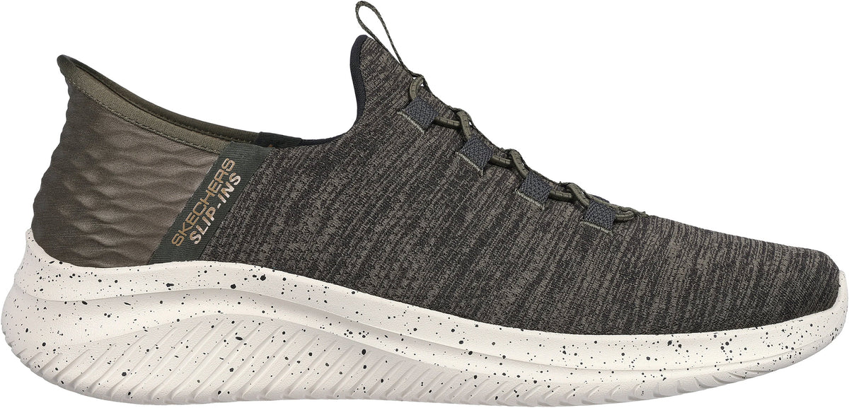 Skechers Ultra Flex 3.0 Right Away WIDE FIT Men's Shoes - Green | Training & Fitness