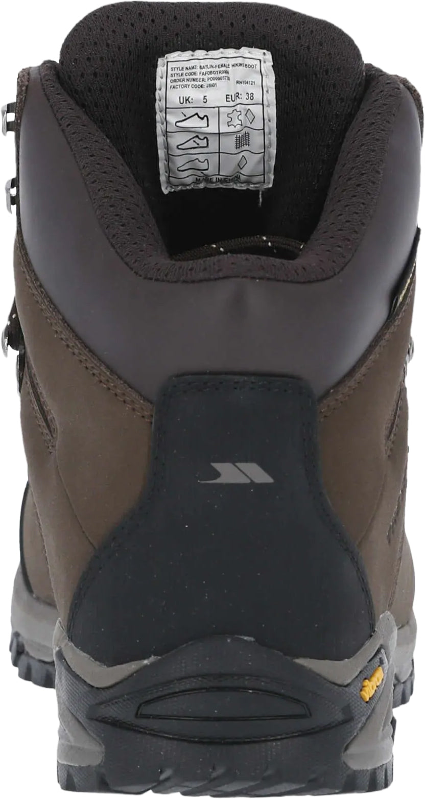 Trespass Baylin Waterproof Women's Walking Boots - Brown | Outdoor Performance