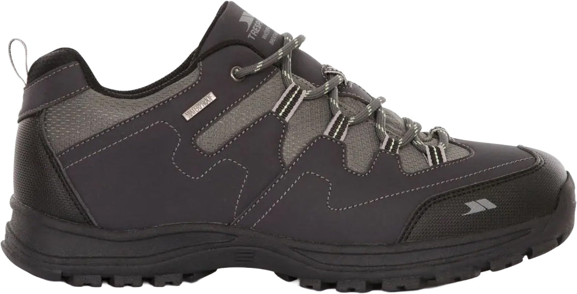 Trespass Finley Waterproof Men's Walking Shoes - Grey | Outdoor Performance