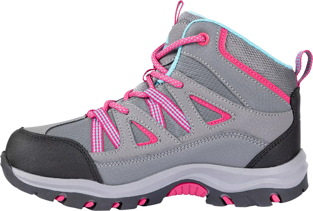 Trespass Gillon II Mid Waterproof Junior Walking Boots - Grey | Outdoor Performance