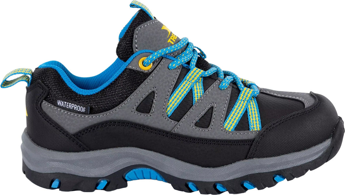 Trespass Gillon II Waterproof Junior Walking Shoes - Black | Outdoor Performance