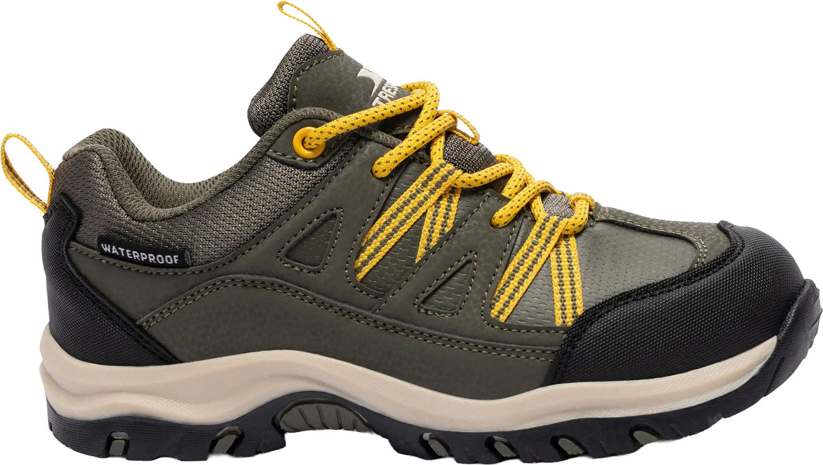 Trespass Gillon II Waterproof Junior Walking Shoes - Green | Outdoor Performance
