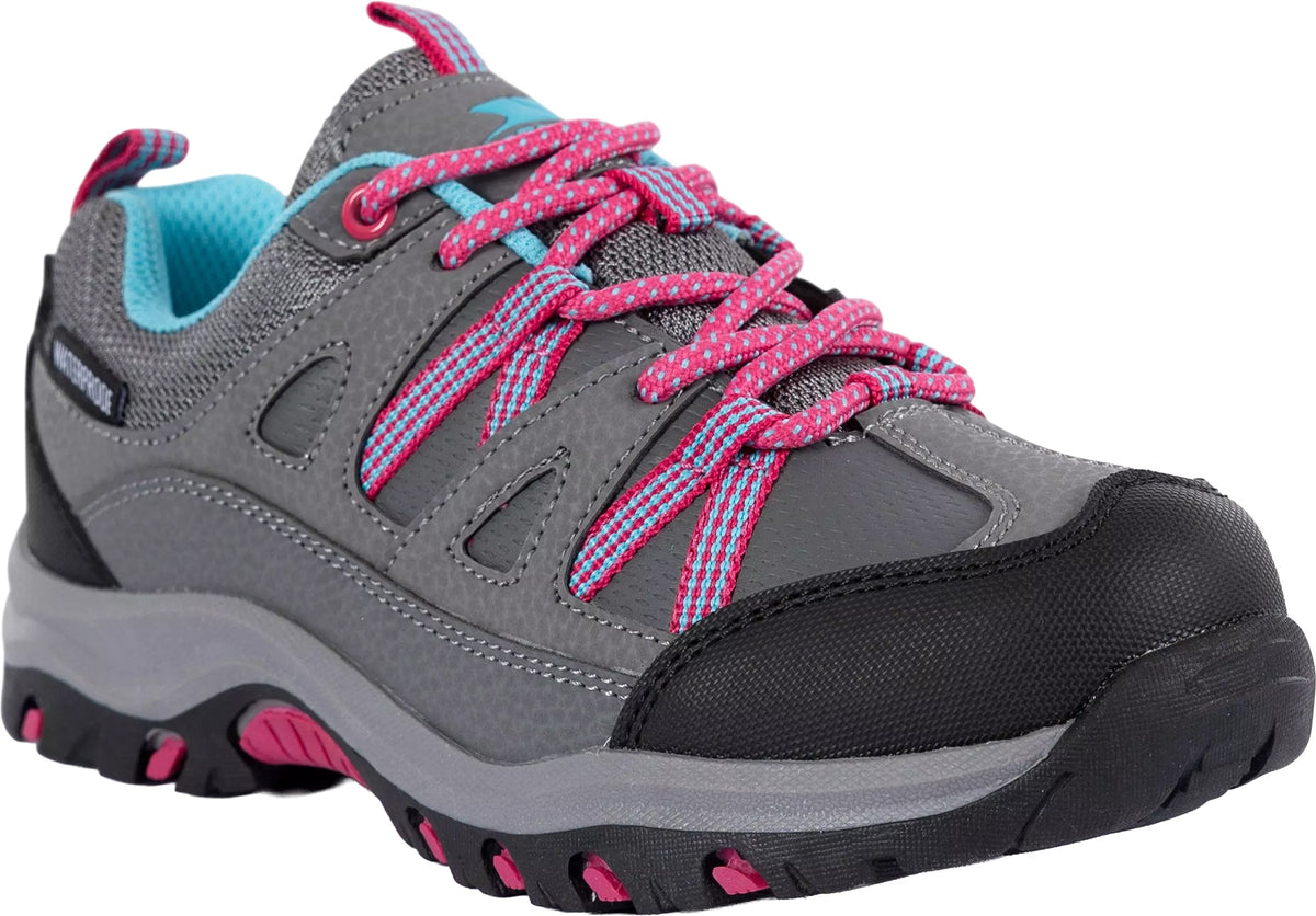 Trespass Gillon II Waterproof Junior Walking Shoes - Grey | Outdoor Performance
