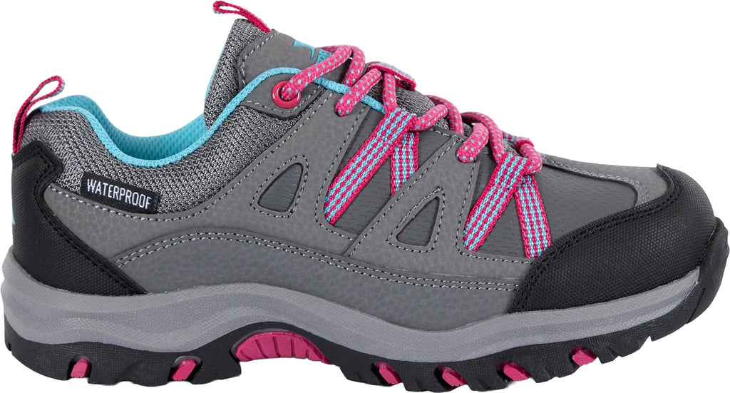 Trespass Gillon II Waterproof Junior Walking Shoes - Grey | Outdoor Performance
