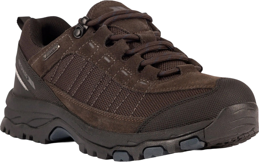Trespass Scrap Waterproof Men's Walking Shoes - Brown | Outdoor Performance