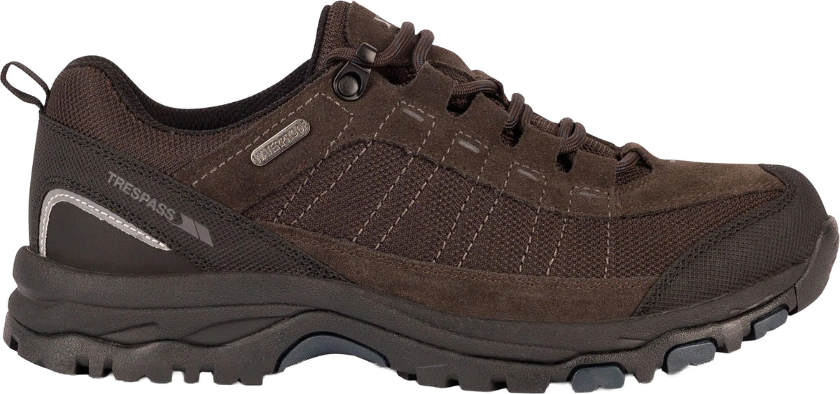 Trespass Scrap Waterproof Men's Walking Shoes - Brown | Outdoor Performance