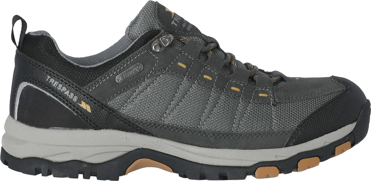 Trespass Scrap Waterproof Men's Walking Shoes - Grey | Outdoor Performance