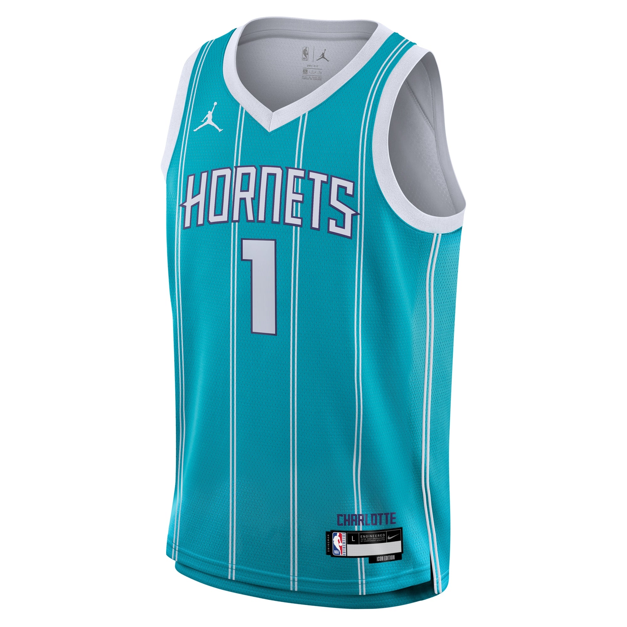 Charlotte Hornets NBA Youth Icon Swingman Jersey NE - LaMelo Ball