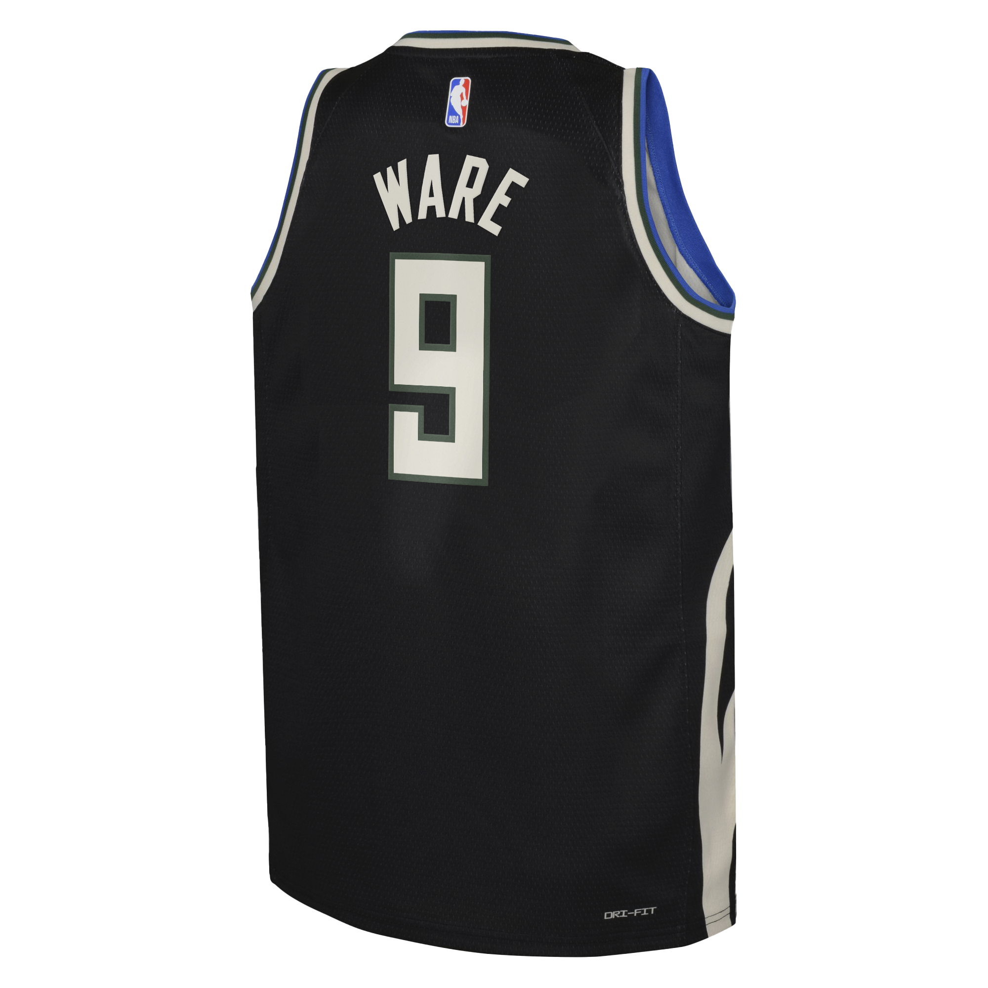 Milwaukee Bucks Jordan Brand Statement Edition Swingman Jersey - Hunter Green - Kel'el Ware - Youth