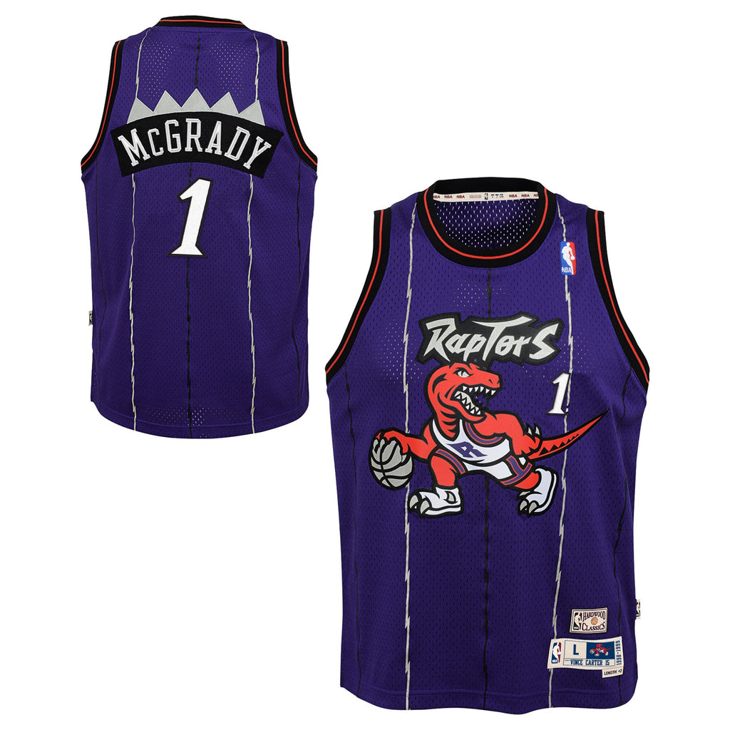 Toronto Raptors Mitchell & Ness Tracy McGrady Hardwood Classics Road Swingman Jersey - Youth
