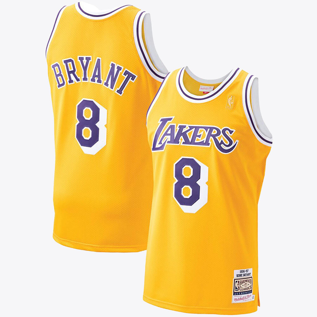 Mitchell & Ness Kobe Bryant Hardwood Classics 1996-97 Authentic Jersey - Gold - Men's