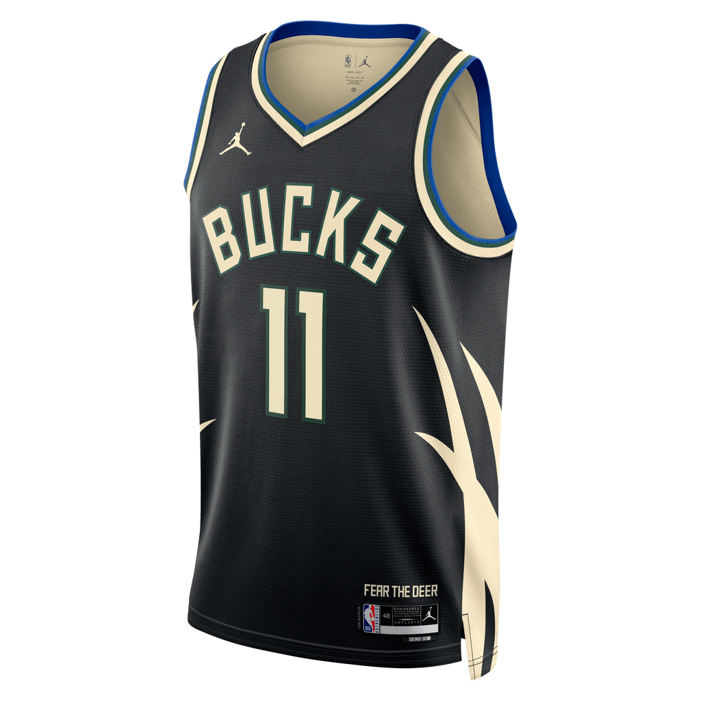 Milwaukee Bucks Jordan Brand Statement Edition Swingman Jersey - Hunter Green - Tyler Herro - Unisex