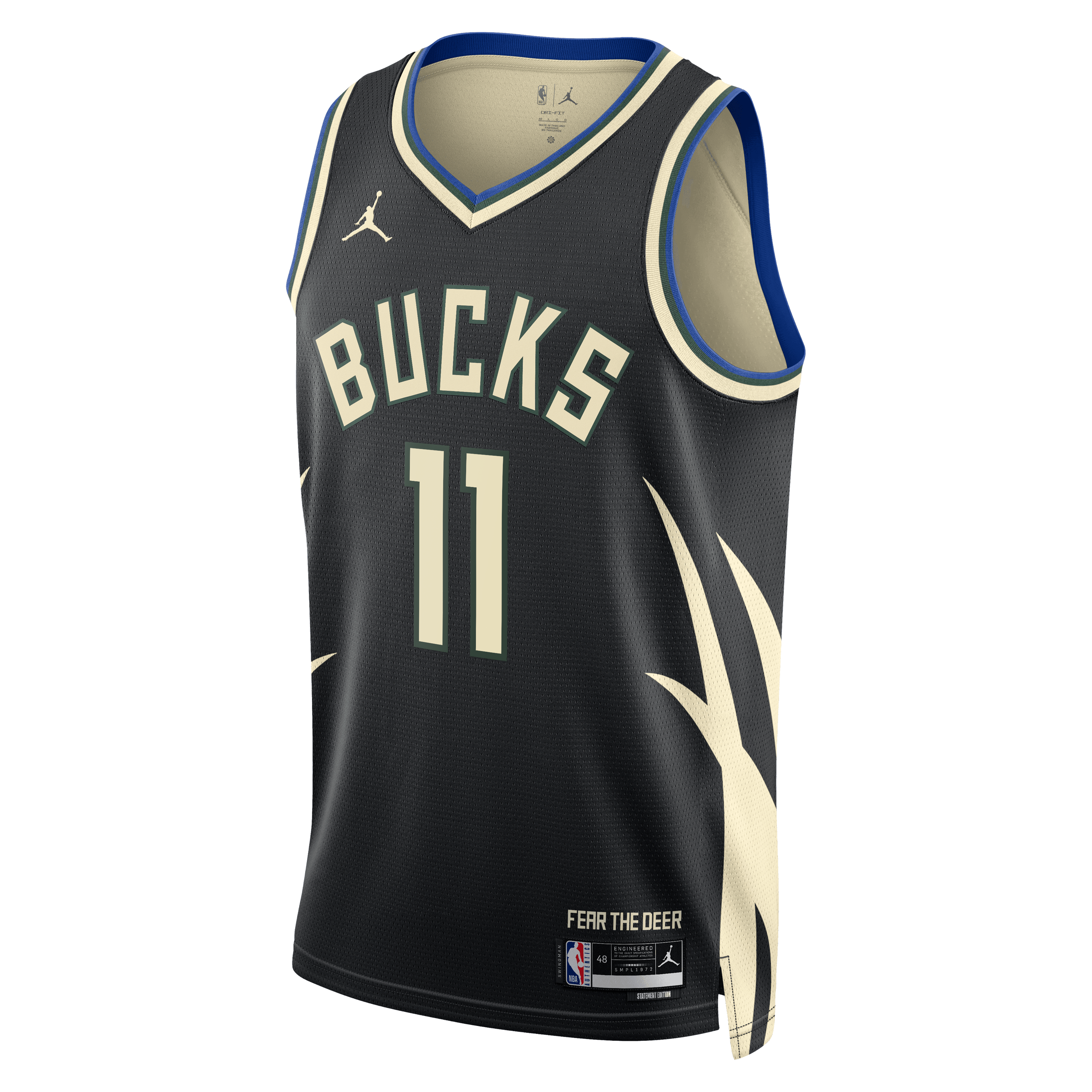 Milwaukee Bucks Jordan Brand Statement Edition Swingman Jersey - Hunter Green - Tyler Herro - Unisex