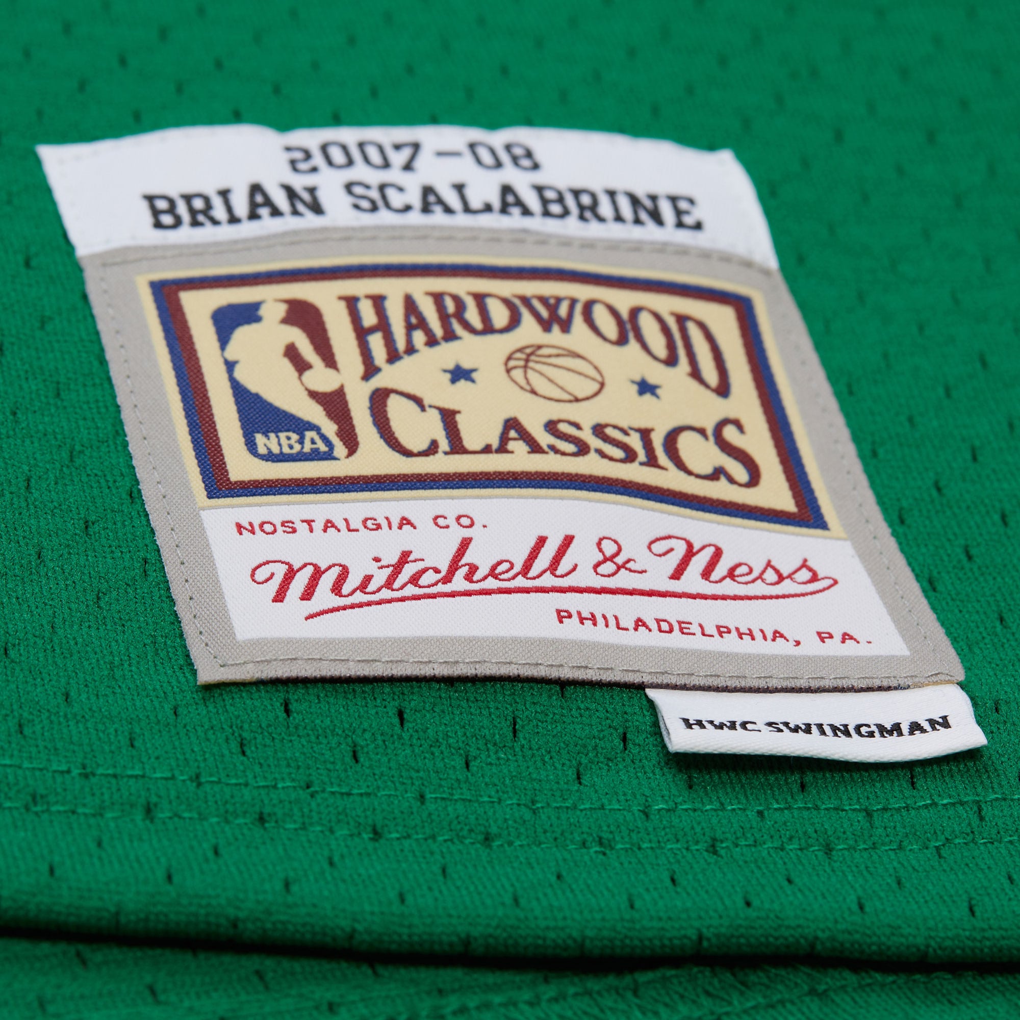 Boston Celtics Mitchell & Ness Swingman Jersey - Brian Scalabrine - Men's