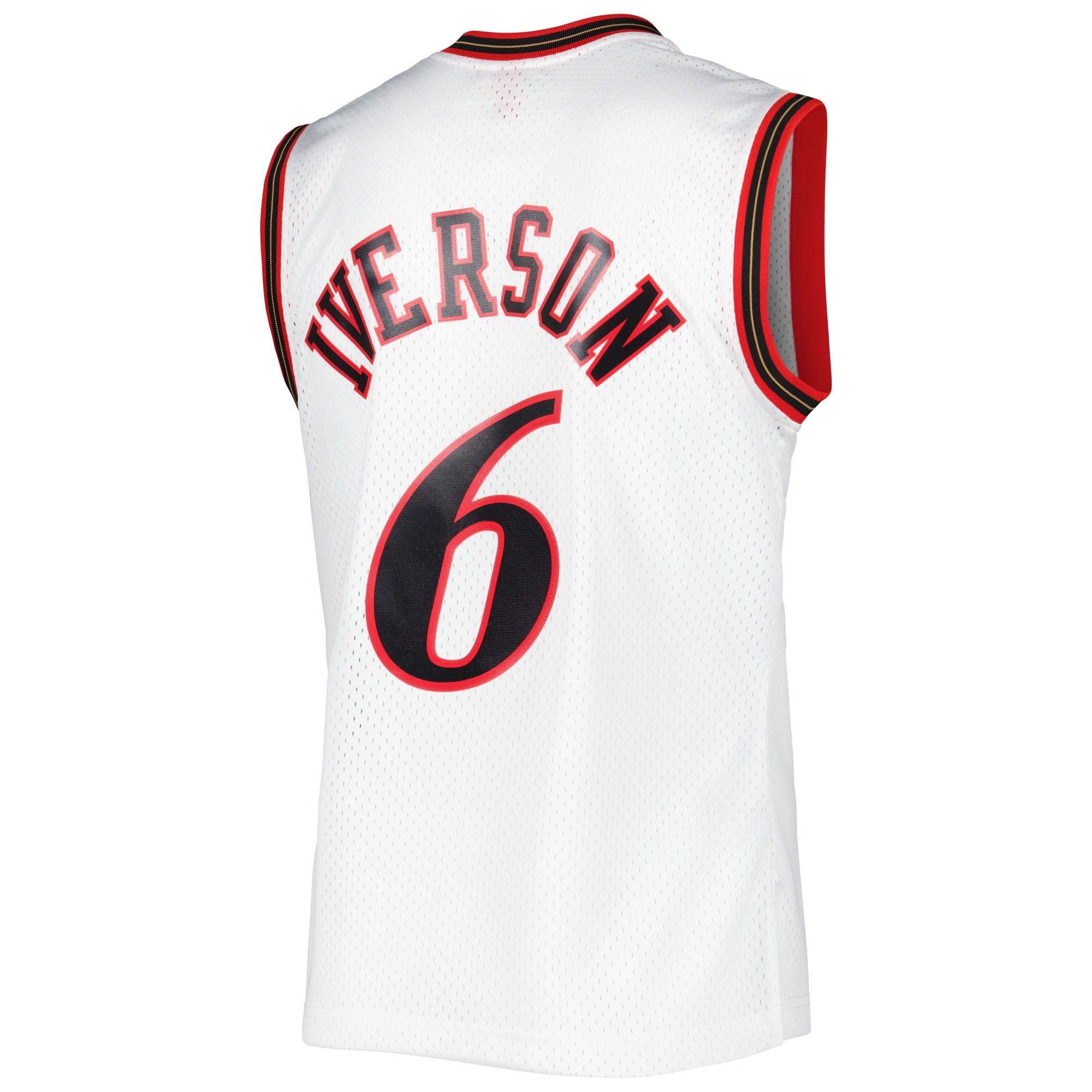 Philadelphia 76ers Mitchell & Ness Allen Iverson 2002/03 Hardwood Classics Swingman Jersey - White - Men's