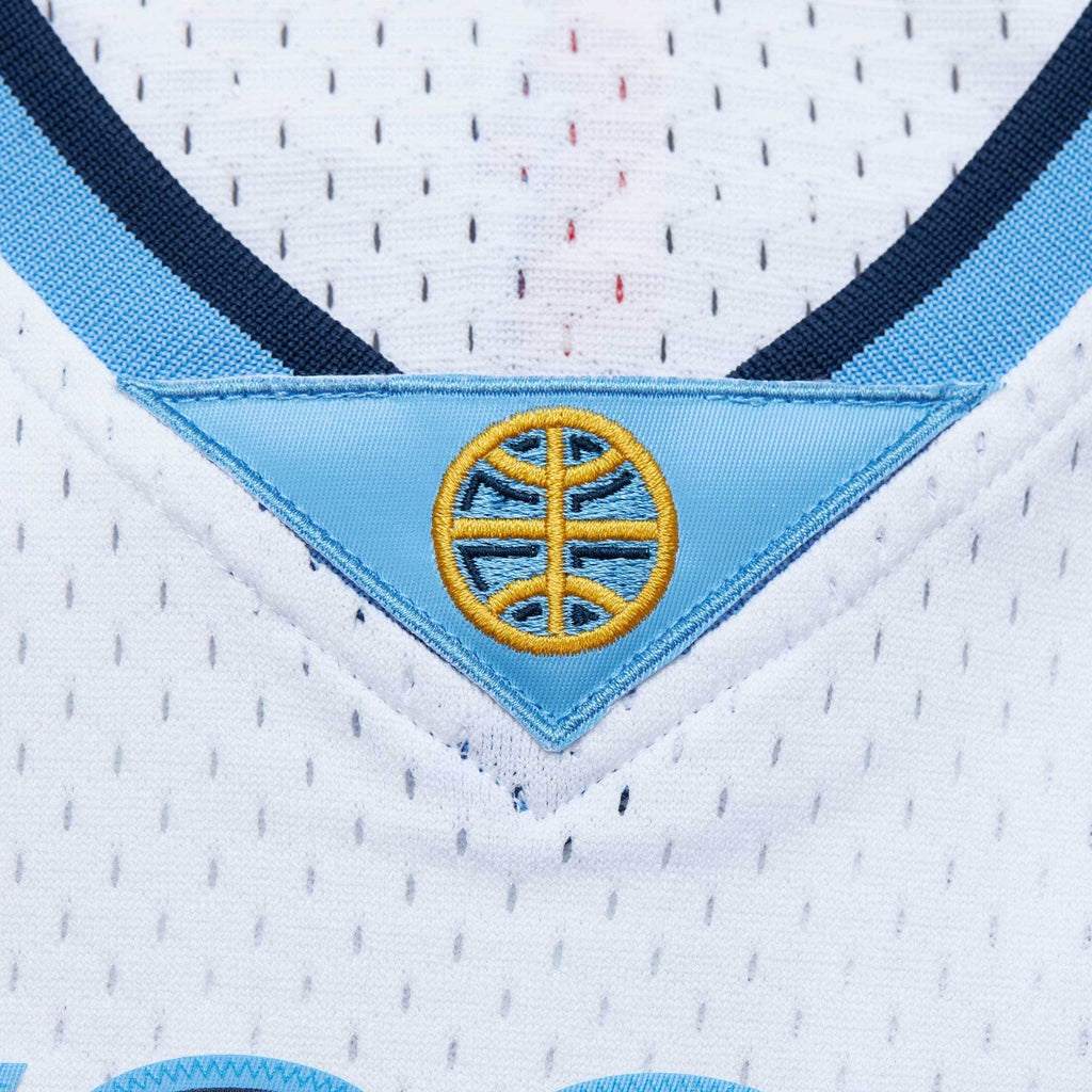 Denver Nuggets Mitchell & Ness Nikola Jokic 2016/17 Throwback Swingman Jersey - White - Men's