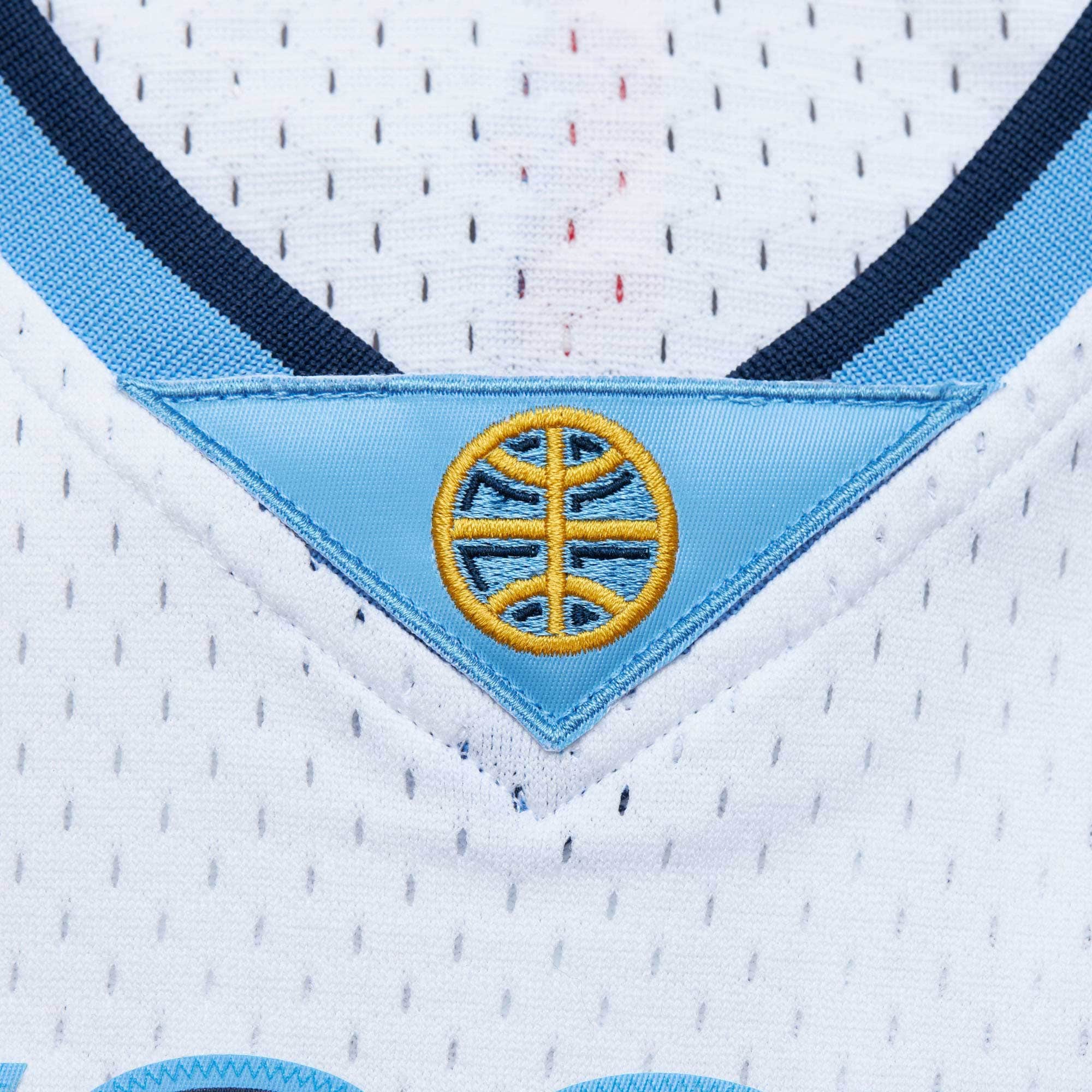 Denver Nuggets Mitchell & Ness Nikola Jokic 2016/17 Throwback Swingman Jersey - White - Men's