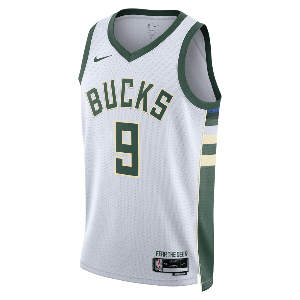 Milwaukee Bucks Nike Association Edition Swingman Jersey - White - Kel'el Ware - Unisex