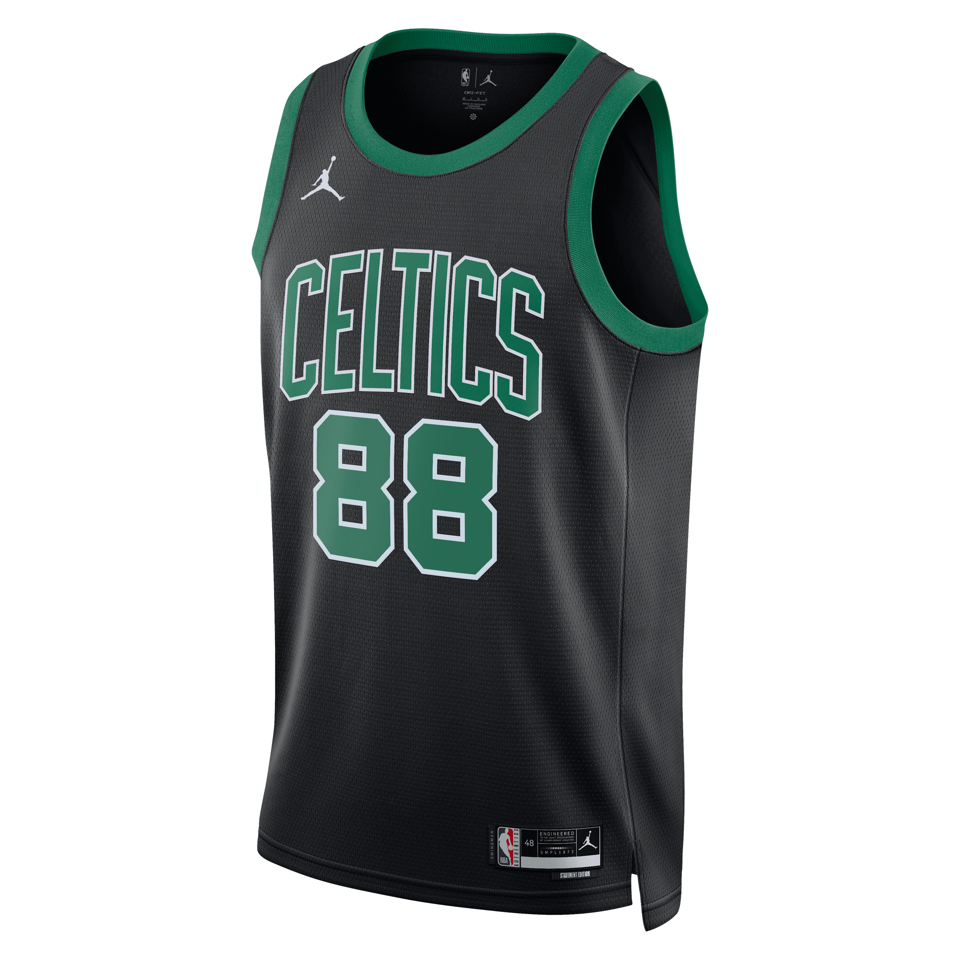 Boston Celtics Jordan Brand Statement Edition Swingman Jersey - Black - Neemias Queta - Unisex