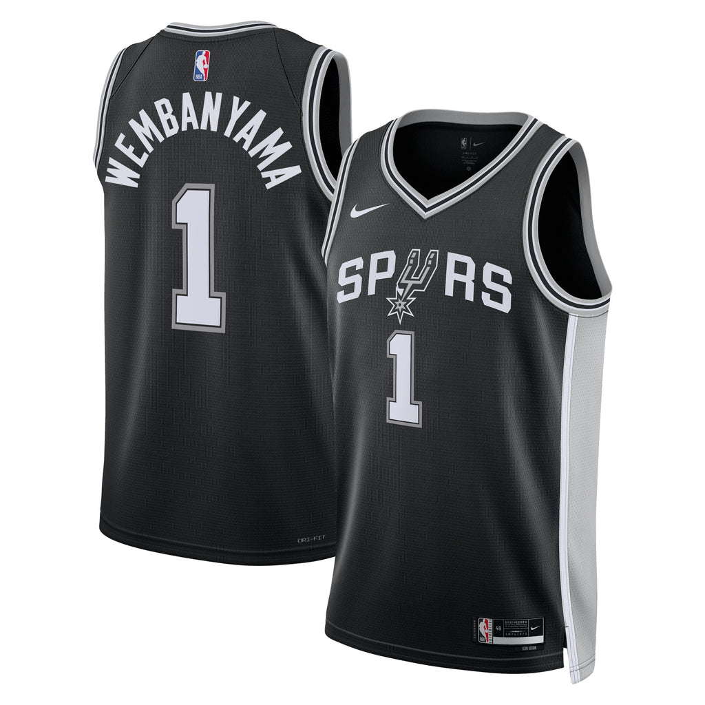 San Antonio Spurs Nike Icon Swingman Jersey - Victor Wembanyama - Men's