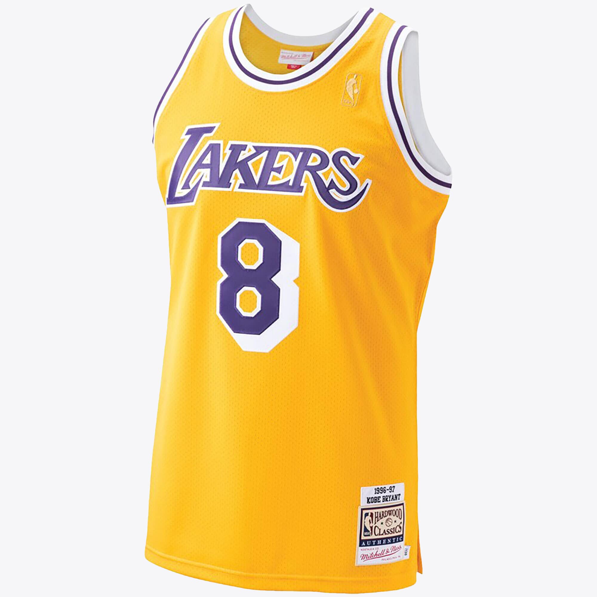 Mitchell & Ness Kobe Bryant Hardwood Classics 1996-97 Authentic Jersey - Gold - Men's