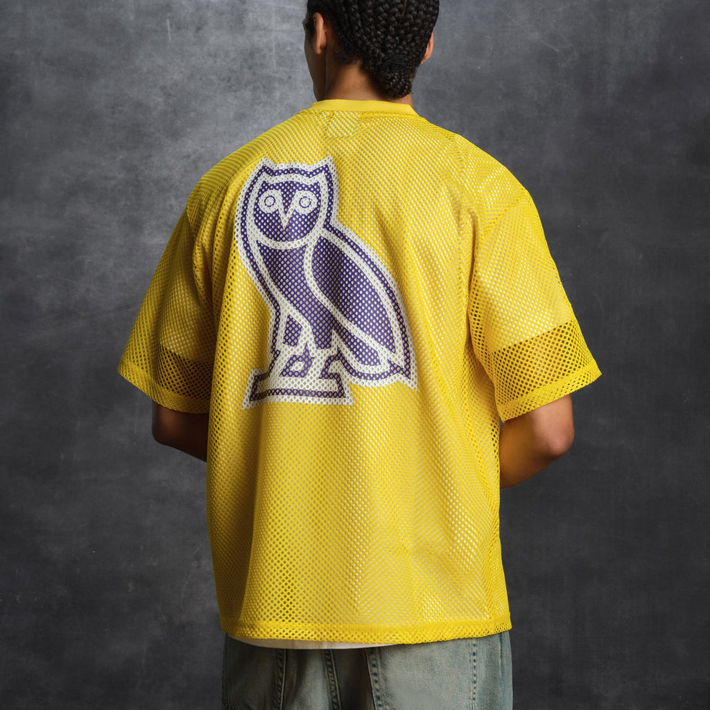 Los Angeles Lakers X OVO Mesh Football Jersey - Men's