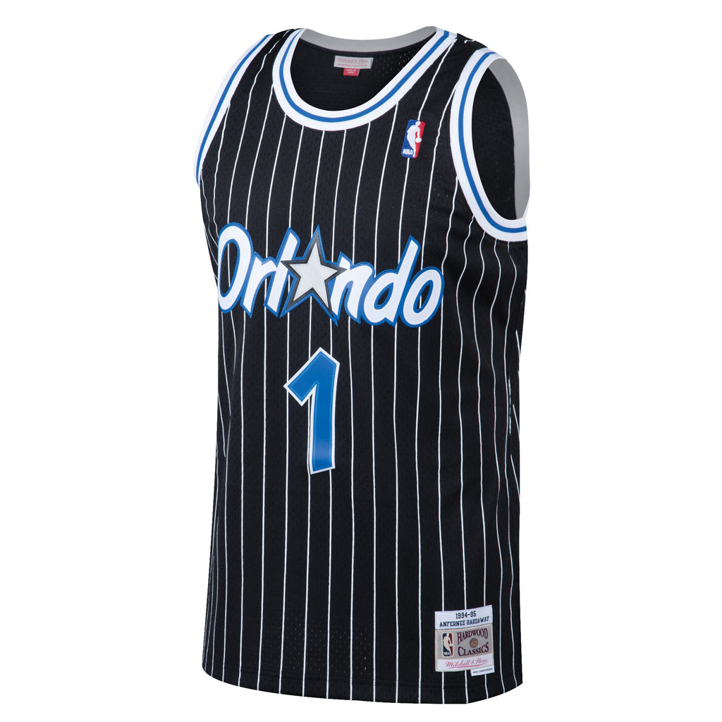 Orlando Magic Mitchell & Ness Penny Hardaway 1994-95 Hardwood Classics Swingman Jersey - Black - Men's