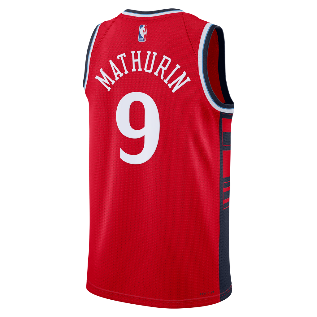 LA Clippers Jordan Brand Statement Edition Swingman Jersey - Red - Bennedict Mathurin - Men's