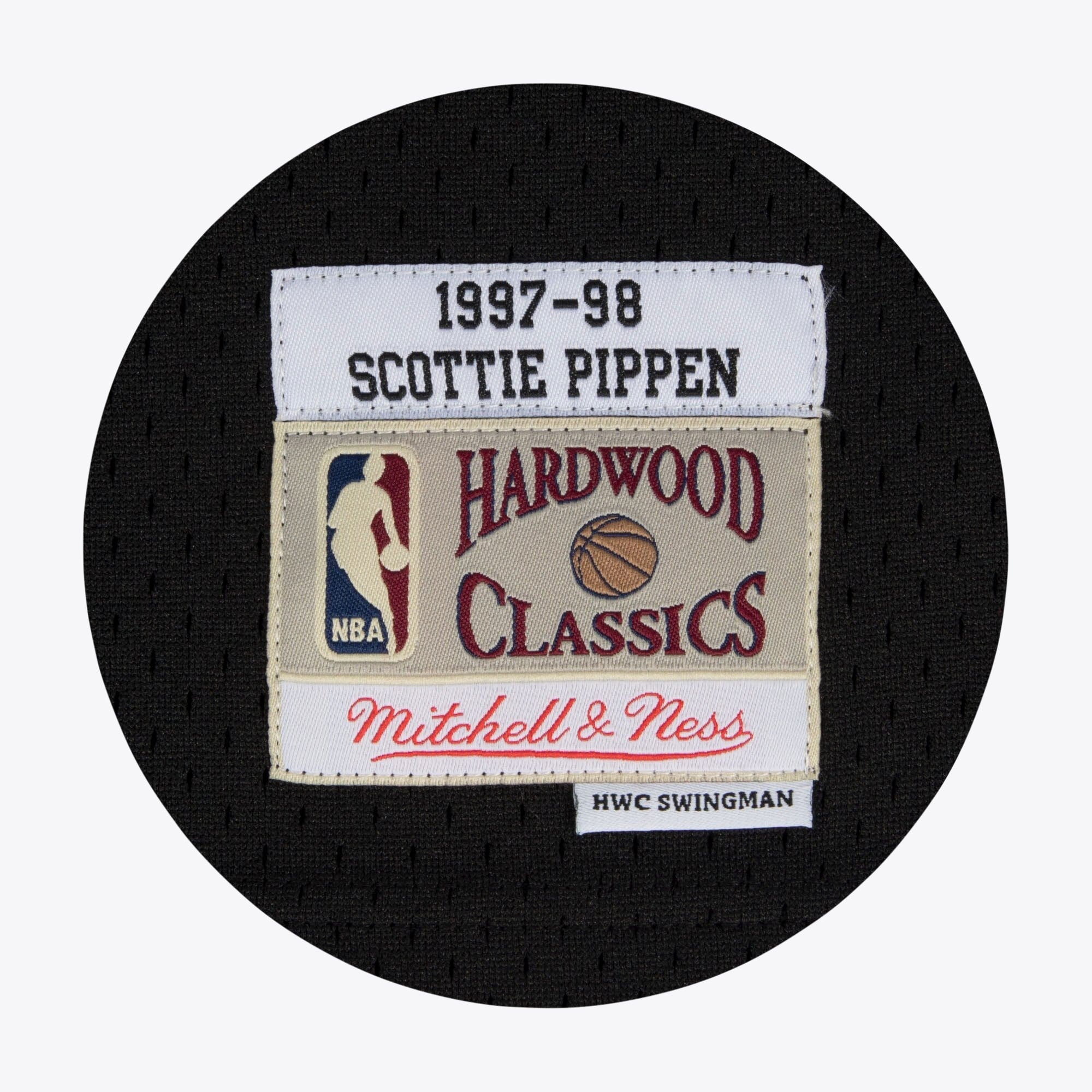 Chicago Bulls Mitchell & Ness Scottie Pippen 1997-98 Hardwood Classics Alternate Swingman Jersey - Black - Men's