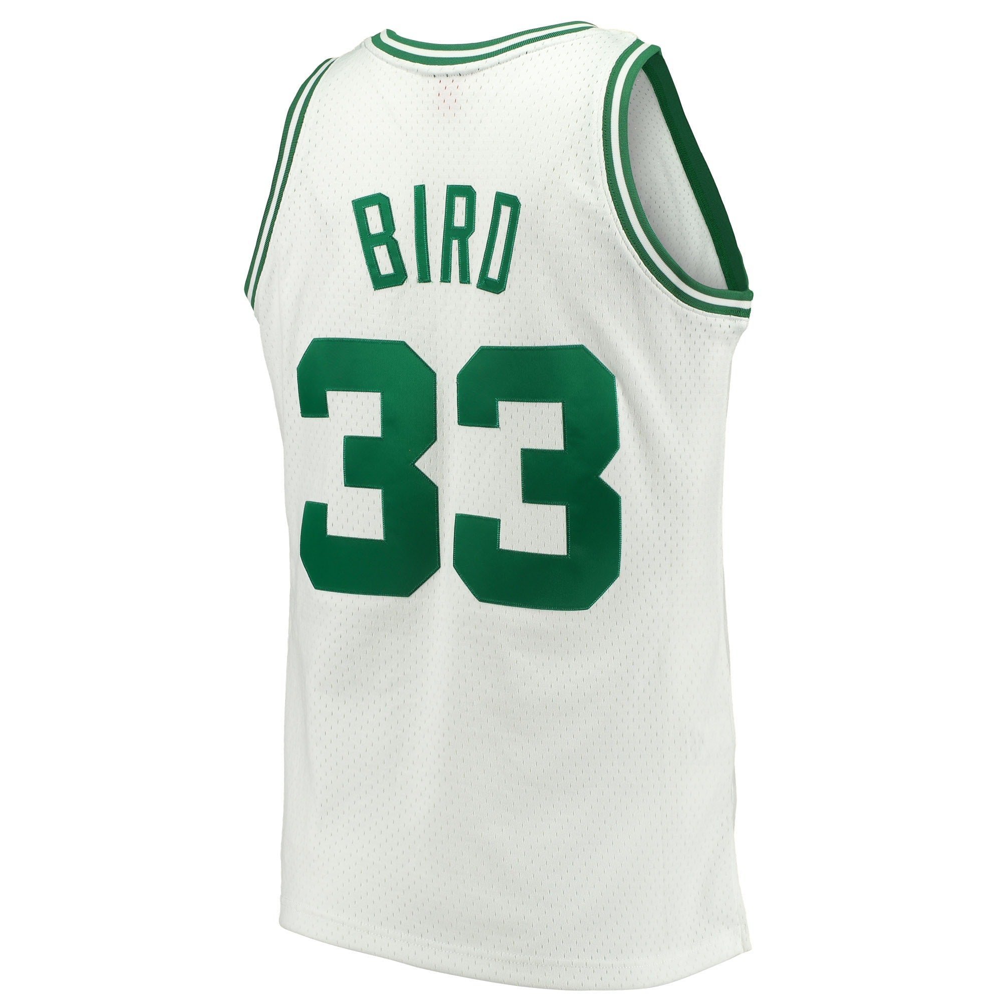 Boston Celtics Mitchell & Ness Larry Bird 1985-86 Hardwood Classics Swingman Jersey - White - Men's
