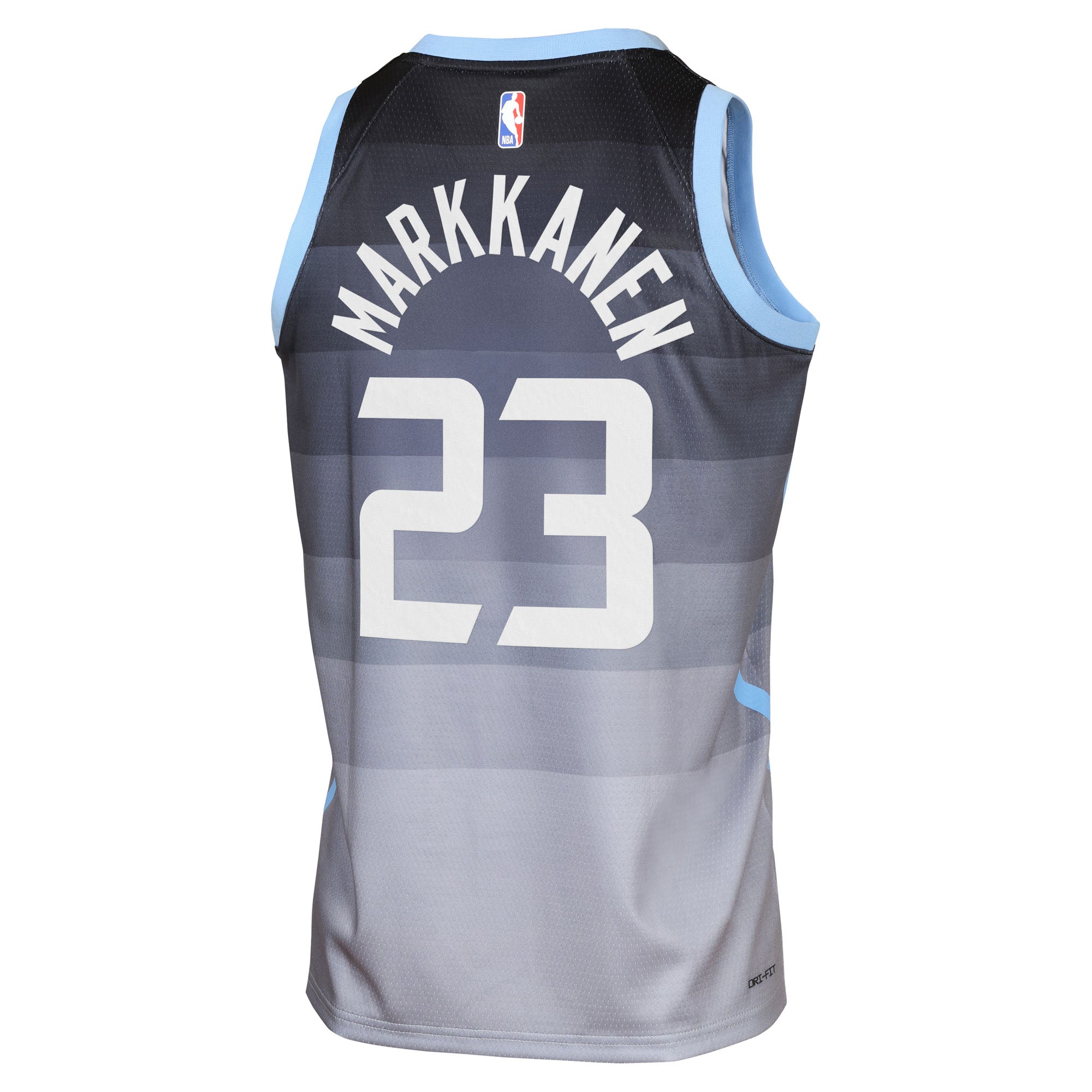 Utah Jazz Nike 2025/26 City Edition Swingman Jersey - Gray - Lauri Markkanen - Youth