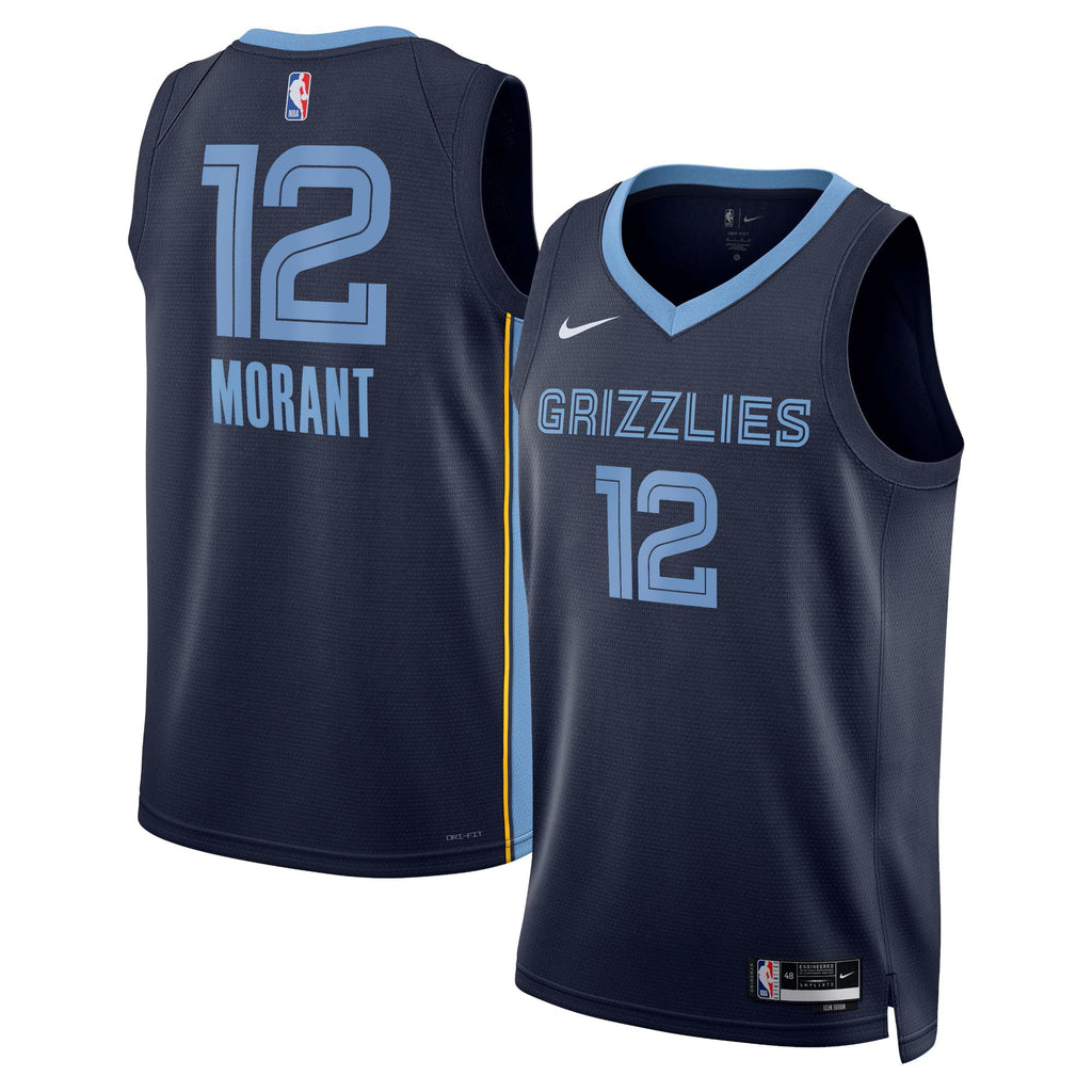 Memphis Grizzlies Nike Icon Edition Swingman Jersey - Ja Morant - Unisex