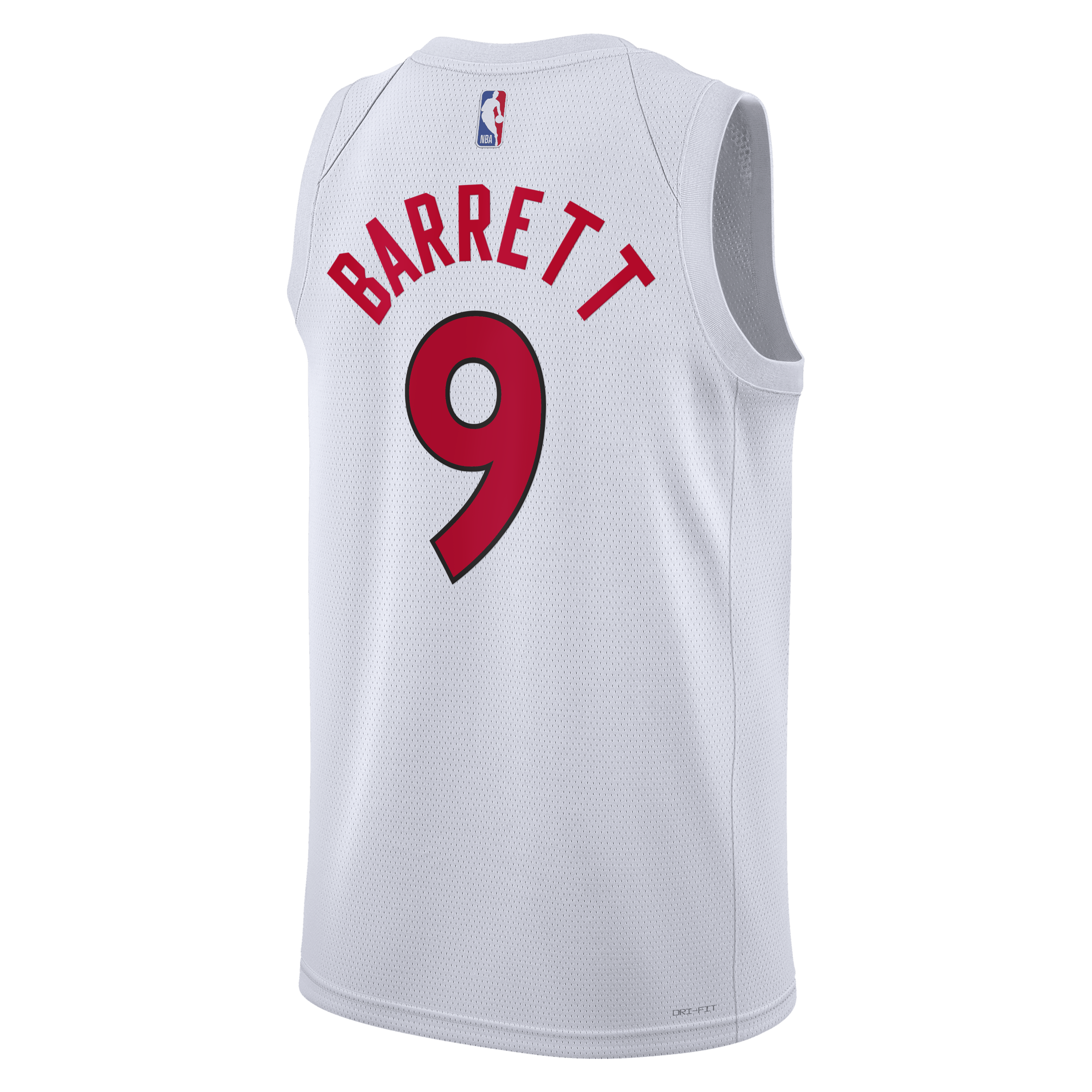 Toronto Raptors Nike Association Edition Swingman Jersey - White - RJ Barrett - Unisex
