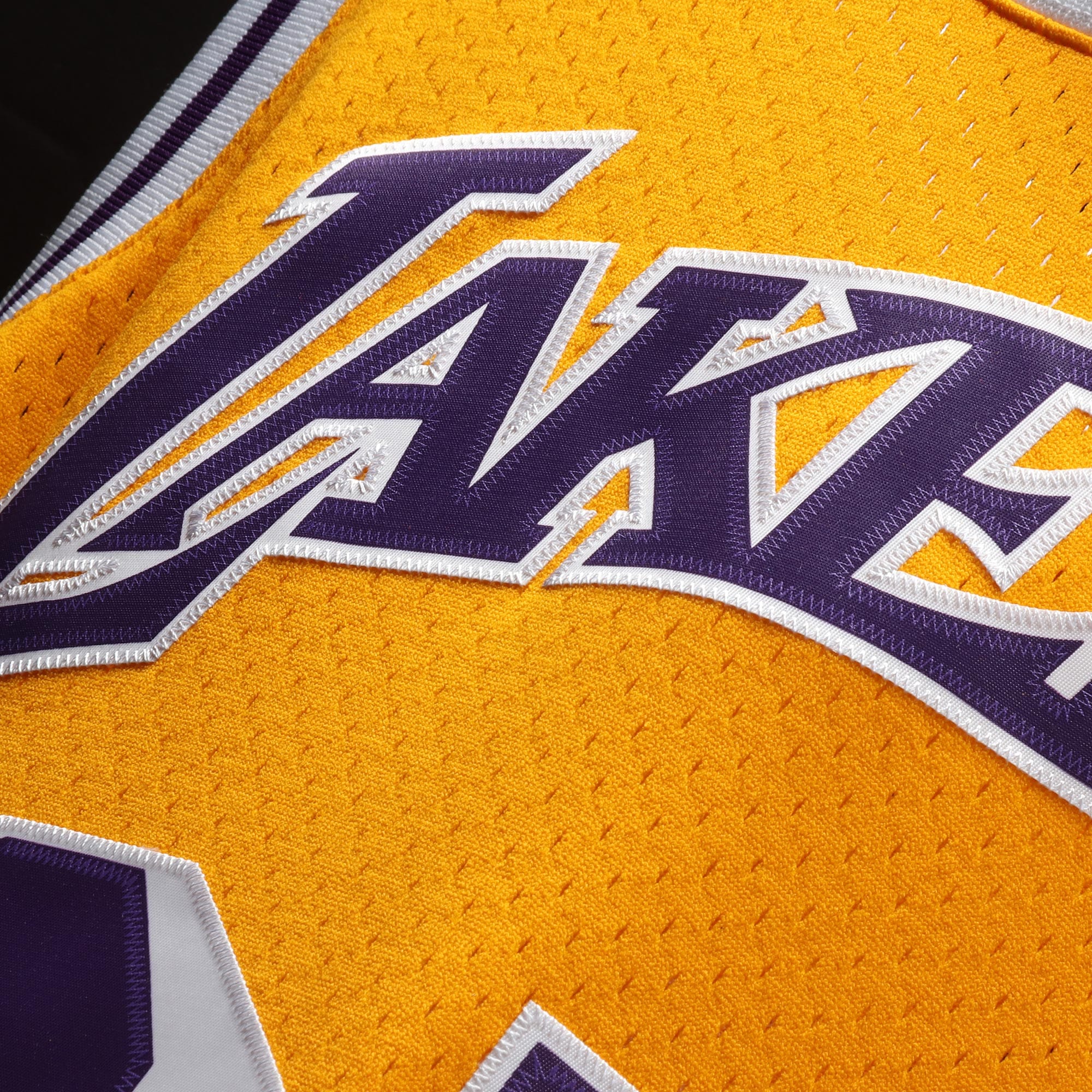 Los Angeles Lakers Mitchell & Ness Magic Johnson 1984-85 Hardwood Classics Swingman Jersey - Gold - Men's